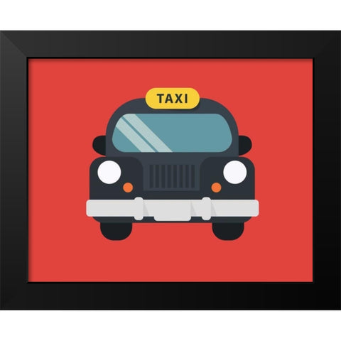 Car III Black Modern Wood Framed Art Print by Robinson, Tamara