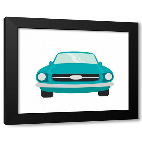 Car I Black Modern Wood Framed Art Print with Double Matting by Robinson, Tamara