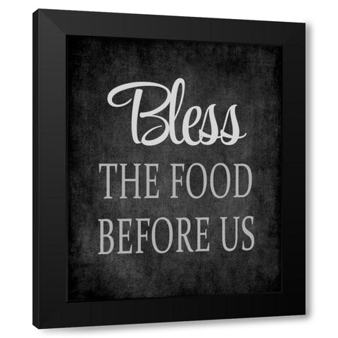 The Food Before Us - Grey Black Modern Wood Framed Art Print with Double Matting by Robinson, Tamara