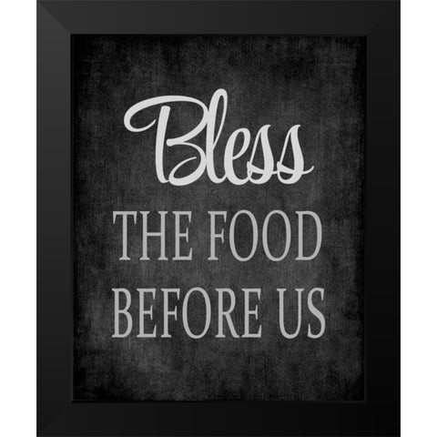 The Food Before Us - Grey Black Modern Wood Framed Art Print by Robinson, Tamara