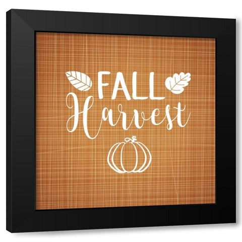 Fall Harvest Black Modern Wood Framed Art Print with Double Matting by Robinson, Tamara