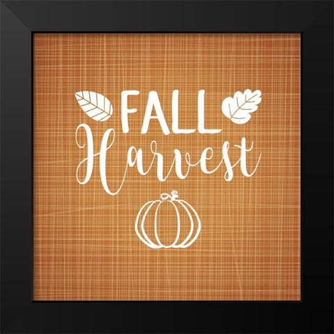 Fall Harvest Black Modern Wood Framed Art Print by Robinson, Tamara