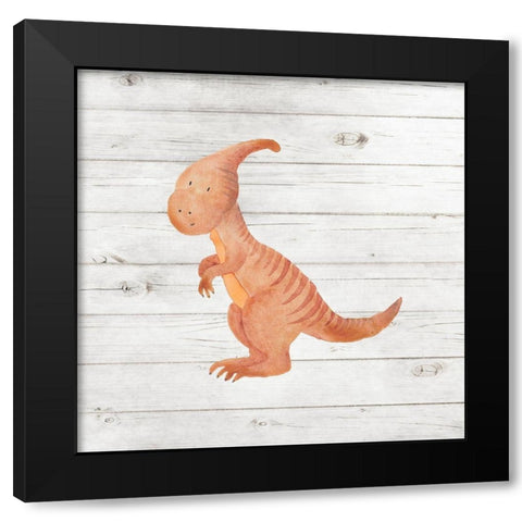 Water Color Dino III Black Modern Wood Framed Art Print by Robinson, Tamara