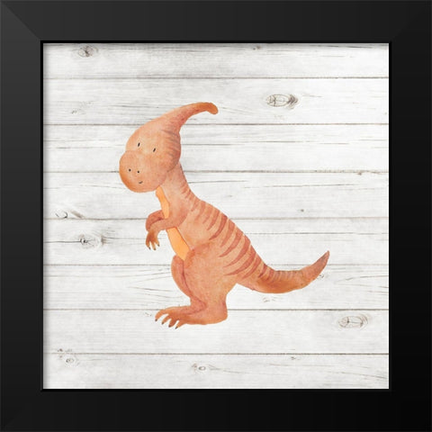 Water Color Dino III Black Modern Wood Framed Art Print by Robinson, Tamara