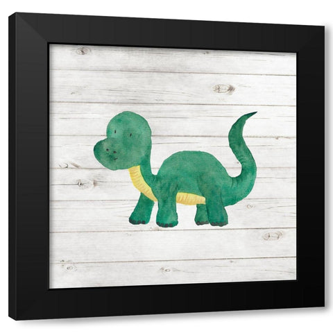 Water Color Dino VI Black Modern Wood Framed Art Print by Robinson, Tamara