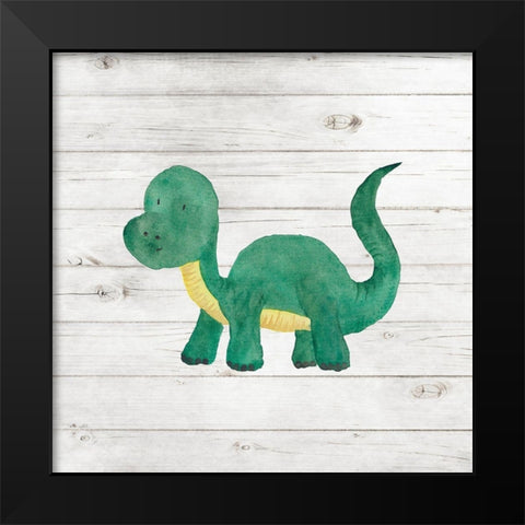 Water Color Dino VI Black Modern Wood Framed Art Print by Robinson, Tamara