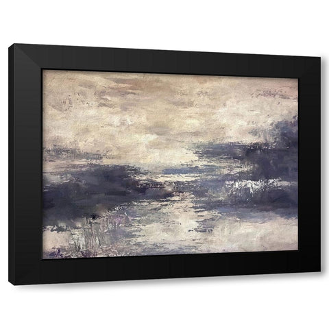 Water Spirits Black Modern Wood Framed Art Print by Dundon, Denise