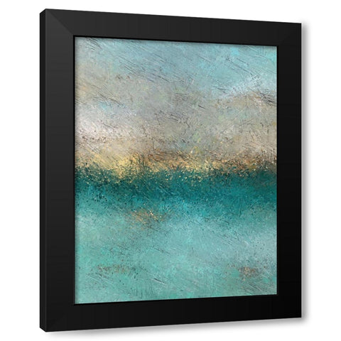 Under the Illusion Black Modern Wood Framed Art Print by Dundon, Denise