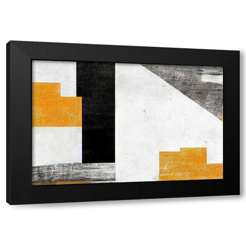 Keyholes Black Modern Wood Framed Art Print with Double Matting by Dundon, Denise