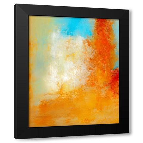 Purposeful Motion Black Modern Wood Framed Art Print by Dundon, Denise