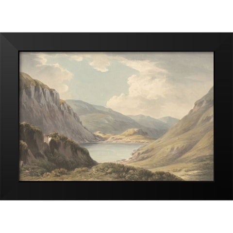 Glen Black Modern Wood Framed Art Print by Dundon, Denise