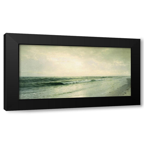 Quiet Seascape Black Modern Wood Framed Art Print by Dundon, Denise