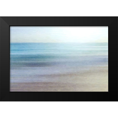Colour of the Sea Black Modern Wood Framed Art Print by Dundon, Denise