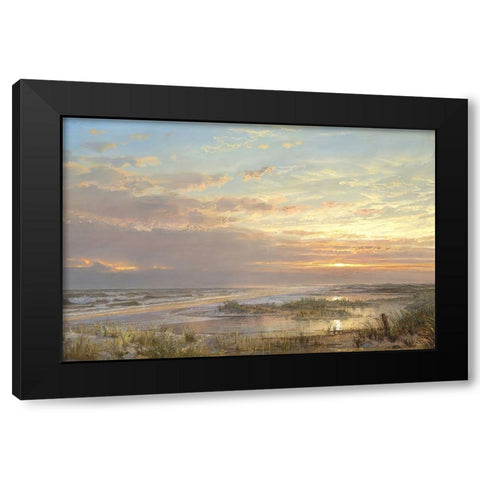 High Tide Black Modern Wood Framed Art Print by Dundon, Denise