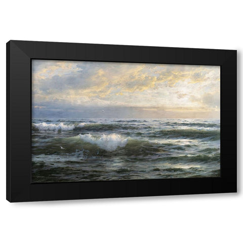 After the Storm Black Modern Wood Framed Art Print by Dundon, Denise