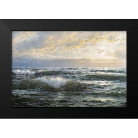 After the Storm Black Modern Wood Framed Art Print by Dundon, Denise