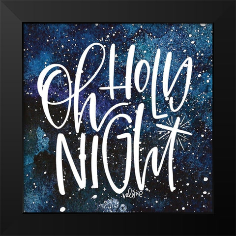 Holy Night Black Modern Wood Framed Art Print by Wieners, Valerie