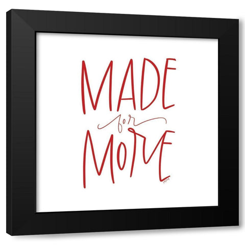 Made for More Black Modern Wood Framed Art Print with Double Matting by Wieners, Valerie