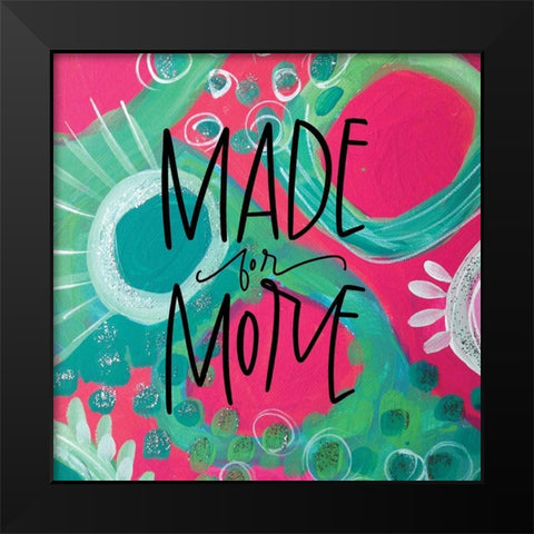 Made Black Modern Wood Framed Art Print by Wieners, Valerie