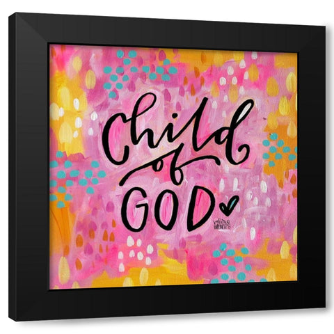 Child of God III Black Modern Wood Framed Art Print with Double Matting by Wieners, Valerie