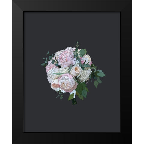 Bouquet I Black Modern Wood Framed Art Print by Wieners, Valerie