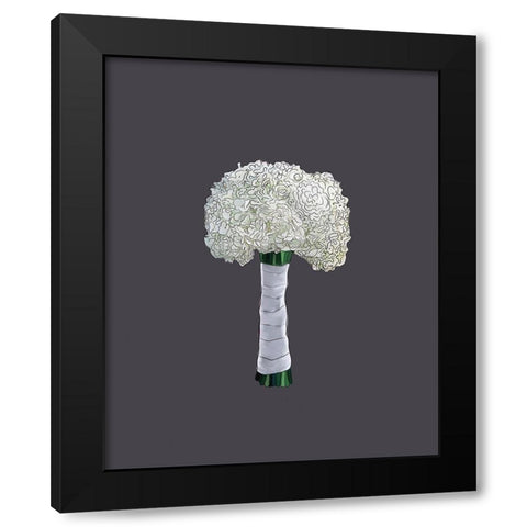 Bouquet IV Black Modern Wood Framed Art Print by Wieners, Valerie