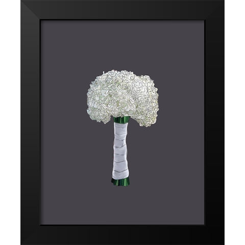 Bouquet IV Black Modern Wood Framed Art Print by Wieners, Valerie