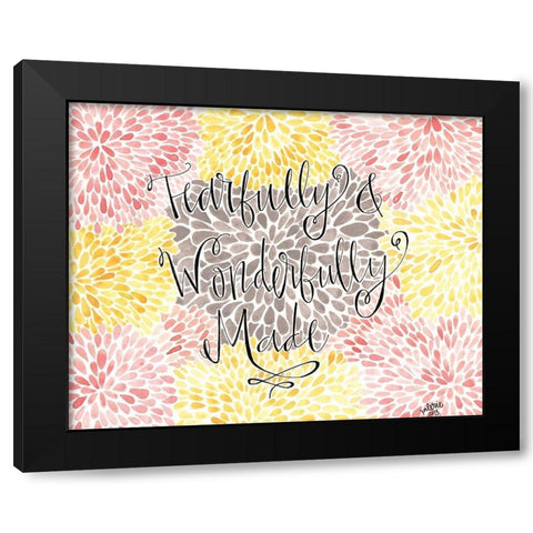 Fearfully III Black Modern Wood Framed Art Print by Wieners, Valerie
