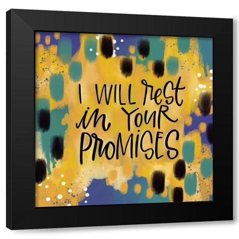 Will Rest Black Modern Wood Framed Art Print with Double Matting by Wieners, Valerie