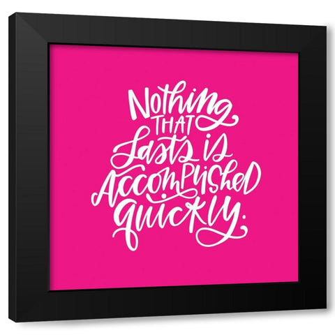 Nothing Black Modern Wood Framed Art Print with Double Matting by Wieners, Valerie