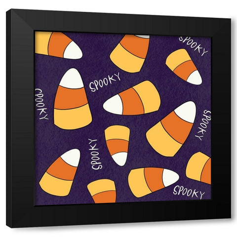 Spooky Black Modern Wood Framed Art Print with Double Matting by Wieners, Valerie