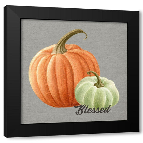 Blessed Black Modern Wood Framed Art Print by Wieners, Valerie