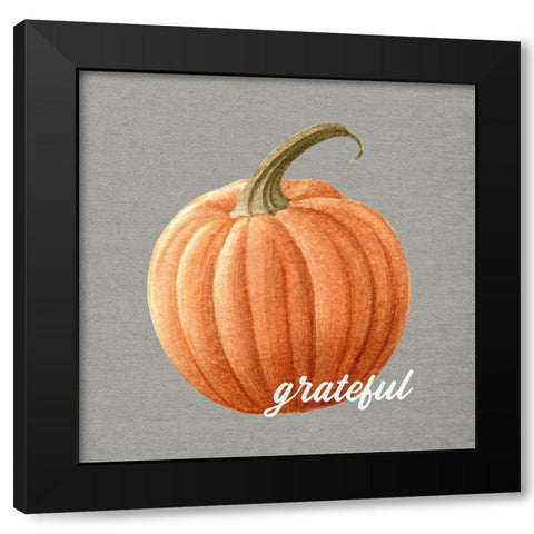 Grateful Black Modern Wood Framed Art Print with Double Matting by Wieners, Valerie