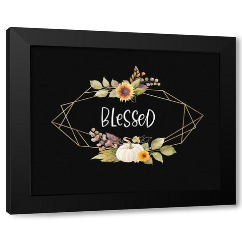 Blessed Black Modern Wood Framed Art Print by Wieners, Valerie