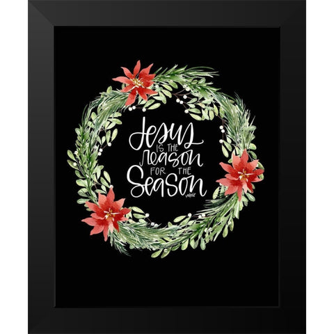 Jesus Is Black Modern Wood Framed Art Print by Wieners, Valerie