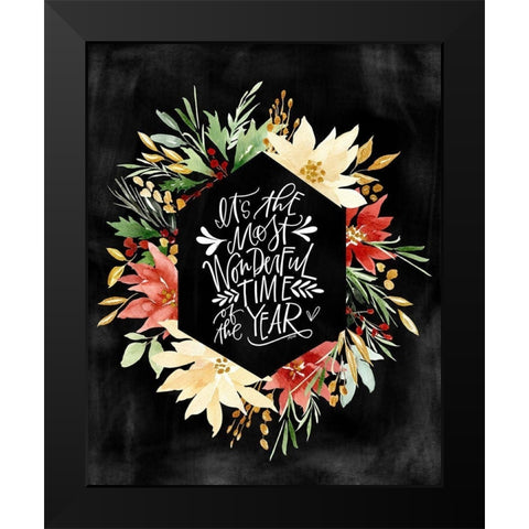 Wonderful Time Black Modern Wood Framed Art Print by Wieners, Valerie