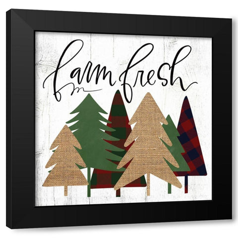 Farm Fresh Black Modern Wood Framed Art Print by Wieners, Valerie