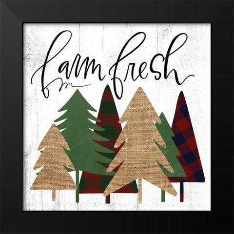 Farm Fresh Black Modern Wood Framed Art Print by Wieners, Valerie