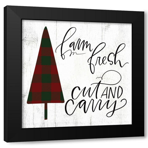 Cut and Carry Black Modern Wood Framed Art Print with Double Matting by Wieners, Valerie