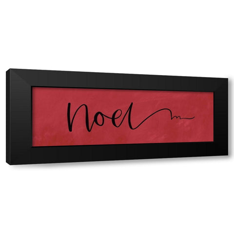 Noel Black Modern Wood Framed Art Print with Double Matting by Wieners, Valerie