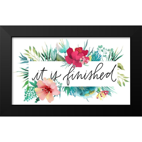 Finished Black Modern Wood Framed Art Print by Wieners, Valerie