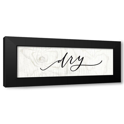 Dry Black Modern Wood Framed Art Print with Double Matting by Wieners, Valerie