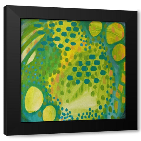 Abyss Black Modern Wood Framed Art Print by Wieners, Valerie
