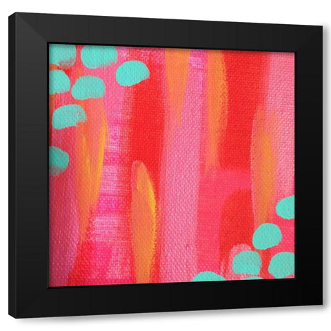 Abstract I Black Modern Wood Framed Art Print with Double Matting by Wieners, Valerie