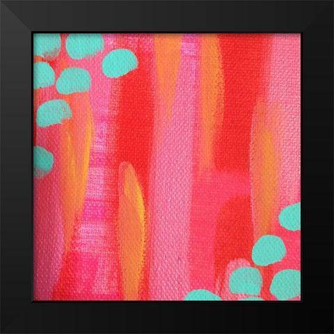 Abstract I Black Modern Wood Framed Art Print by Wieners, Valerie