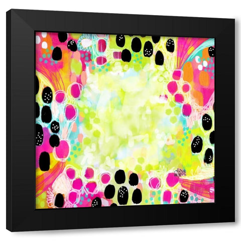 Outs Black Modern Wood Framed Art Print with Double Matting by Wieners, Valerie