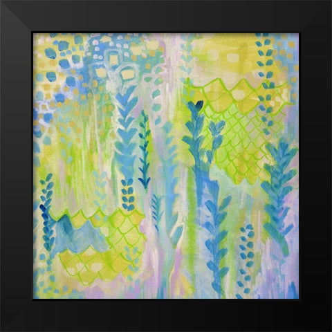 Mermaid Feel II Black Modern Wood Framed Art Print by Wieners, Valerie