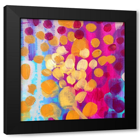 Bright II Black Modern Wood Framed Art Print with Double Matting by Wieners, Valerie