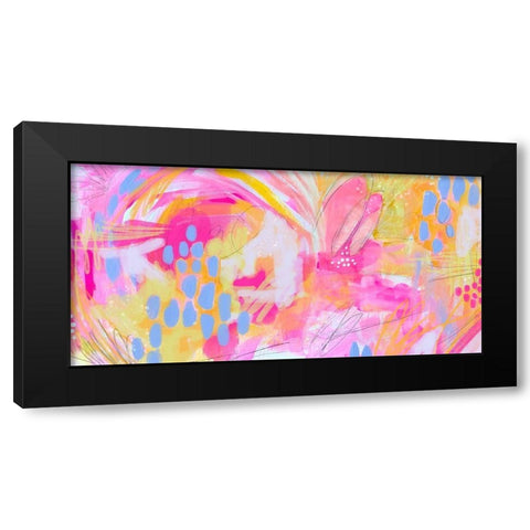 Bright Bliss Black Modern Wood Framed Art Print with Double Matting by Wieners, Valerie