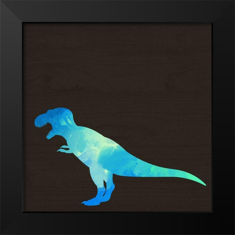 Dino III Black Modern Wood Framed Art Print by Wieners, Valerie
